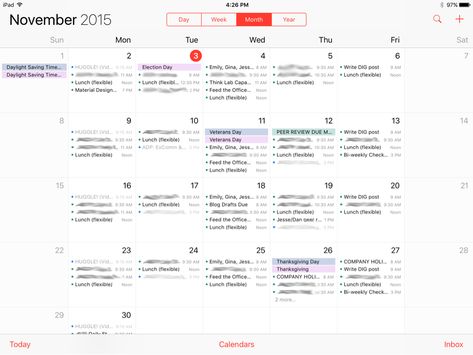 Apple and Google Calendars: A Design Comparison | Think Company Apple Calendar Hex Codes, Apple Calendar Color Palette, Apple Calendar, Calendar Examples, Hex Codes, Google Calendar, Calendar Design, Event Calendar, A Design