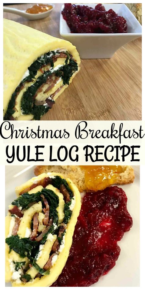 Christmas Breakfast Yule Log Recipe! Great Christmas Breakfast for the whole family! #ChristmasBreakfast #breakfast #Christmas #holiday #food #recipes Yule Meal Ideas, Celtic Yule Recipes, Yule Menu Ideas, Norse Yule Traditions, Yule Breakfast Ideas, Pagan Yule Recipes, Yule Recipes Dinners, Yule Feast Recipes, Yule Breakfast