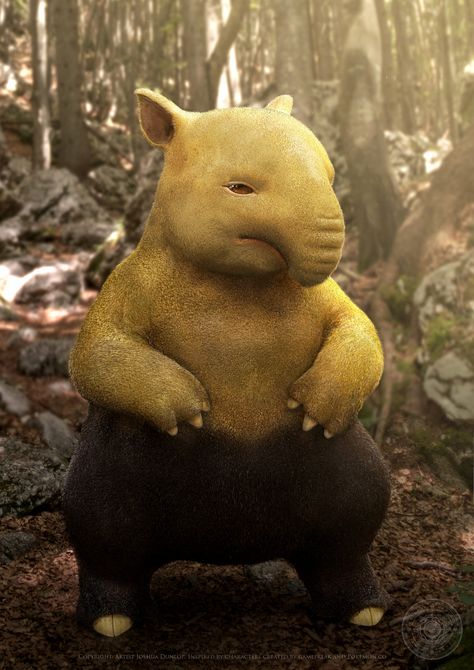 ArtStation - Drowzee, Joshua Dunlop Pokemon 100, Pokemon Cards Legendary, Pokemon In Real Life, Madara Susanoo, Pokemon Realistic, Real Pokemon, Pokemon Drawings, Pokemon Fan Art, Pokemon Trainer