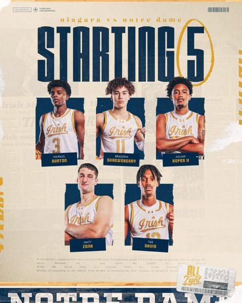 Meet The Team Graphic, Basketball Team Poster Ideas, Playoffs Graphic Design, Score Graphic Design, College Basketball Graphics, Team Introduction Design, Game Day Basketball, All Conference Sports Graphic, Team Poster Ideas