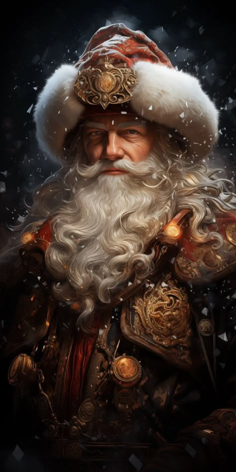 Santa Claus Pictures, Santa Paintings, Santa Claus Images, Santa Claus Costume, Santa Art, Christmas Dreaming, Canvas Art Projects, Animated Christmas, Christmas Scenes