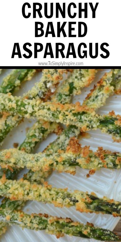 Breaded Asparagus, Pumpkin Alfredo, Ways To Cook Asparagus, Asparagus Recipes Oven, Easy Asparagus Recipes, Asparagus Recipes Baked, Asparagus Recipes Roasted, Parmesan Asparagus, Healthy Side Dish