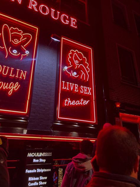 Red Light District. Moulan rogue. Burlesque. Amstersam aesthetic. #amsterdam #aesthetic #redlightdistrict #redlight #cityaesthetic #citylife #nightlife #nightaesthetic #clubaesthetic #europe Red Light District Aesthetic, Red Light Aesthetic, Redlight District, Amsterdam Nightlife, Amsterdam Red Light, Aesthetic Amsterdam, Amsterdam Aesthetic, Amsterdam Red Light District, Light Aesthetic