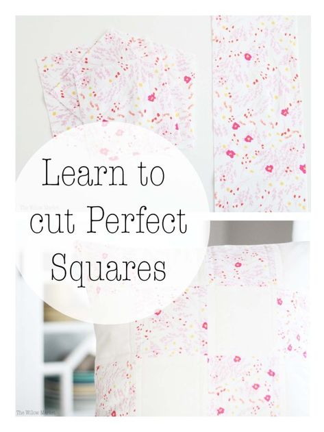 Sewing Project Ideas, Patchwork Squares, Handmade Project, Perfect Squares, Sewing Fabrics, Fabric Headbands, Quilting Supplies, Quilting For Beginners, Quilting Tips