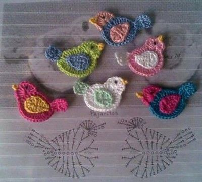 crochet bird | Crochet birds , so cute ! More #DIY projects:… | Flickr Crochet Bird, Crochet Bird Patterns, Crochet Applique Patterns Free, Crochet Birds, Crochet Flower Patterns, Crochet Applique, Crochet Stitches Patterns, Bird Patterns, Applique Patterns