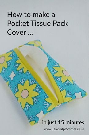 Pocket Tissue, Tissue Pack, Tissue Case, Sew Ins, Costura Diy, Beginner Sewing Projects Easy, Small Sewing Projects, Sewing Projects For Beginners, Easy Sewing Projects