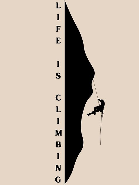 Rock Climbing Shirt Design, Rock Climbing Tshirt, Rock Climbing Graphic Design, Climbing T Shirt Design, Canyoning Sport, Fitness Tshirt Design, T Shirt Design Ideas Art Creative, Climbing Graphic Design, Climbing Tattoo Ideas