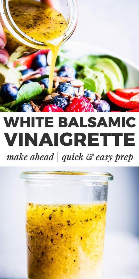 Balsamic Vinegarette, Balsamic Dressing Recipe, Balsamic Vinaigrette Salad, Honey Balsamic Vinaigrette, White Balsamic Vinaigrette, Vinaigrette Dressing Recipe, Balsamic Vinaigrette Recipe, Homemade Balsamic Vinaigrette, Vinegar Salad Dressing