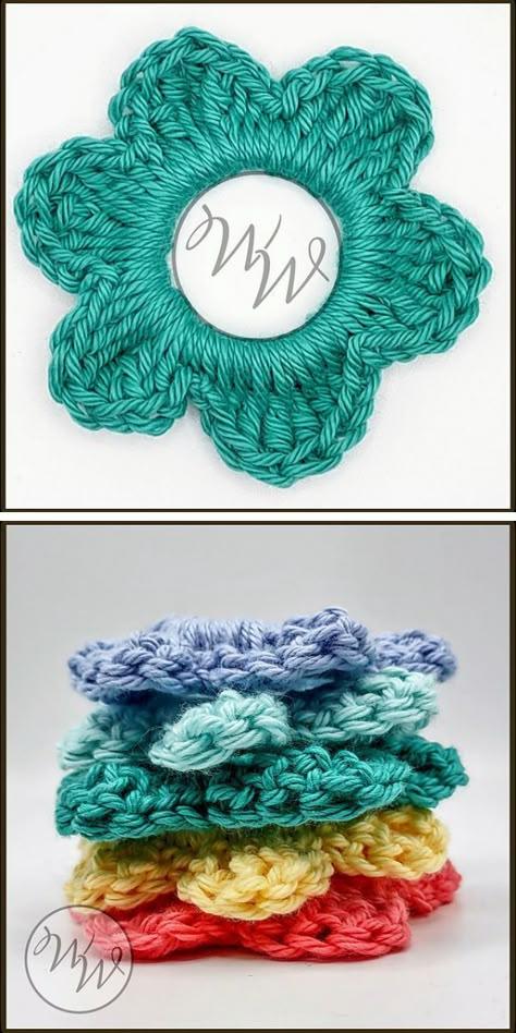 These beautiful floral scrunchies require very little skill and are super beginner friendly. They're also quick, so if you want to crochet something nice without having to think about it, this might be the answer. These crochet scrunchies are a great way to use your leftover yarn. Click on the link to get the crochet pattern for free. #freecrochetpattern #crochetscrunchies #crochetscrunchie #scrunchies #scrunchie #hairaccessory #crochethairaccessory #hairaccessories #crochethairaccessories Scrubbies Crochet, Flower Scrunchie, Crochet Scrunchies, Crochet Headbands, Velvet Design, Novelty Yarn, Quick Crochet Patterns, Crochet Bows, Crochet Hair Accessories