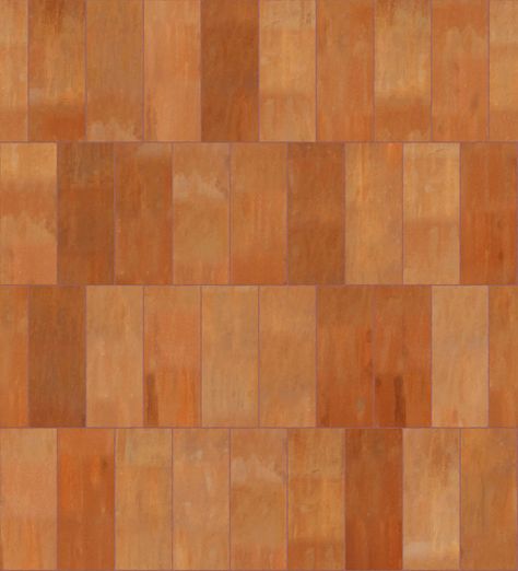 Corten Steel Stretcher Seamless Texture › Architextures Corten Steel Texture Seamless, Corten Steel Texture, Wall Cladding Texture, Materials Texture, Cladding Texture, Steel Texture, Restaurant Inspiration, Culture Center, Steel Cladding