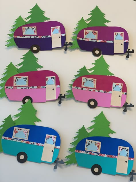 Camping Crafts Preschool, Camping Preschool, Camping Theme Preschool, Camping Crafts For Kids, Camper Art, Camping Theme Classroom, Door Decs, College Ideas, Ra Ideas