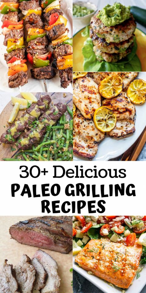 Paleo Bbq, Primal Living, Grilled Salmon Recipes, Recipes Gluten Free, Grilled Shrimp Recipes, Grilled Dinner, Summer Grilling Recipes, Grill Recipes, Aip Recipes