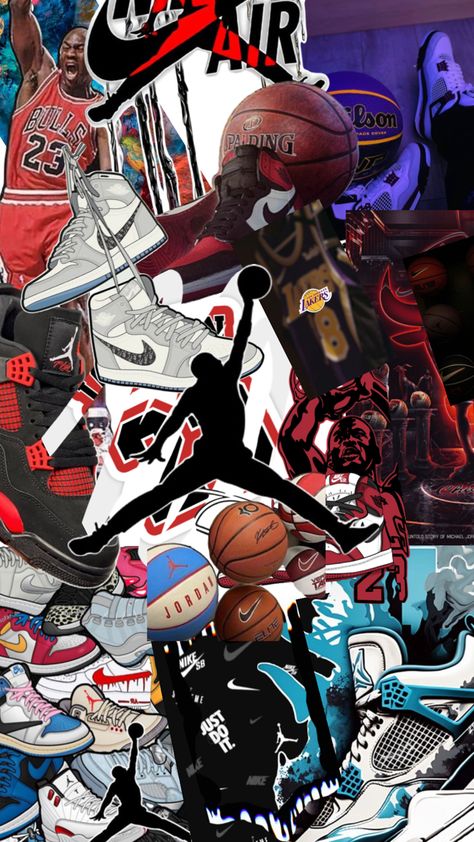 Jordans Shoes Wallpaper, Christmas Wallpaper Basketball, Shoe Collage Wallpaper, Male Wallpaper Iphone, Jordan 1 Wallpaper, Jordan Wallpapers, Amazing Motorcycles, Jordan Shoes Wallpaper, Jordan Wallpaper