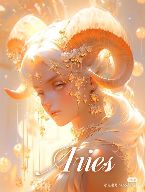 Aries Girl, 12 Zodiac Signs Art, Aries Woman Art, Arte Aries, Aries Aesthetic, Aries Art, Anime Zodiac, Aries Baby, Aries Zodiac Facts