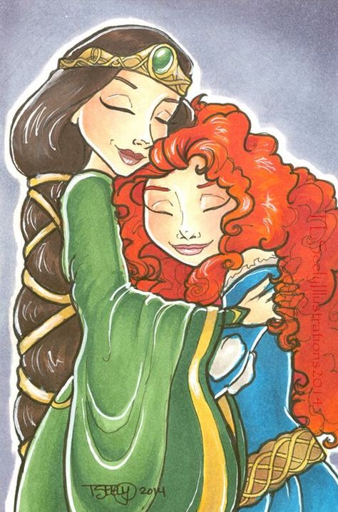 . Prenses Merida, Scottish Princess, Kida Disney, Brave 2012, Disney Paintings, Disney Brave, Merida Brave, Disney Mom, Princess Drawings