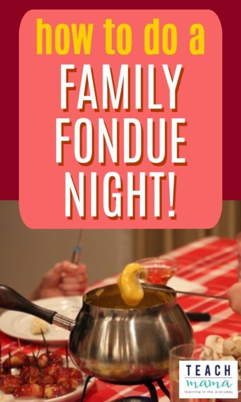 How To Make Fondue, Fondue Dinner Party, Oil Fondue, Kid Dinners, Fondue Ideas, Easy Fondue Recipes, Easy Fondue, Game Night Food, Fondue Dinner