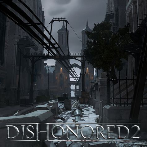 Dishonored 2 - A Long Day in Dunwall, Marc Bidoul on ArtStation at https://www.artstation.com/artwork/mPABy Propose Ideas, Modular Architecture, Arkane Studios, Dishonored 2, Dishonored, Environment Design, Long Day, Architecture, Design