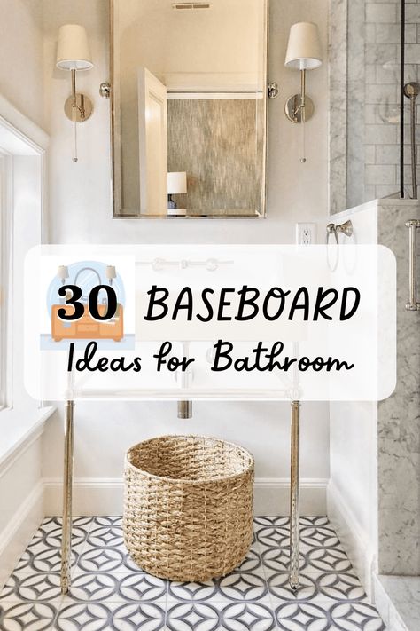 Tile Baseboard In Bathroom, Bathroom Floor Molding Ideas, Bathroom Tile Baseboard Ideas, Tile Base Molding Bathroom, Tile Baseboards In Bathroom, Tile As Baseboard In Bathroom, Bathroom Floor Trim Ideas, Bathroom Floor Trim, Tile Baseboard Ideas