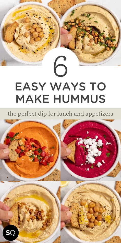 Feta Hummus Recipe, Roasted Pine Nut Hummus, Fall Hummus Recipe, Roasted Hummus Recipe, Chunky Hummus Recipe, Lemon Garlic Hummus Recipe, Homemade Roasted Red Pepper Hummus, Whipped Hummus Recipe, Roasted Red Pepper Hummus Without Tahini