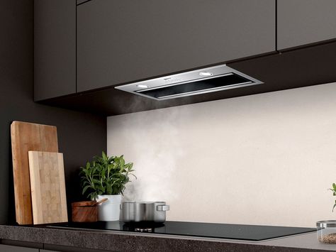 Cooker Hood Ideas Modern, Cooker Hood Ideas, Kitchen Decor Trends, Kitchen Extractor, Hood Ideas, Kitchen Mood Board, Extractor Hood, Kitchen Smells, Cooker Hood