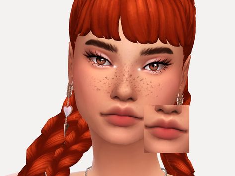 Created by Sagittariah! | #liptint #makeup #sims Ts4mm Cc, 60s Makeup, Makeup Cc, Sims 4 Cc Makeup, Sims 4 Cc Skin, Sims Games, Sims 4 Characters, Sims 4 Mm, Sims 4 Cas