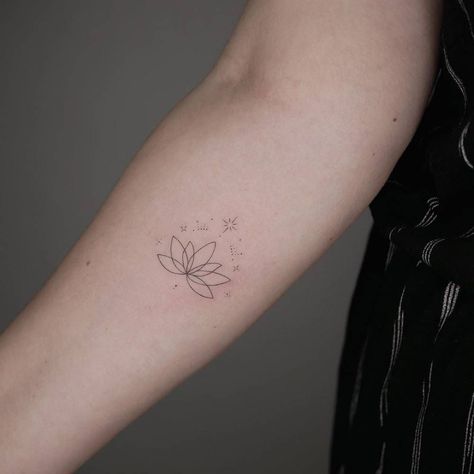 Lotus Flower Tattoos, Small Lotus Flower Tattoo, Small Lotus Tattoo, Artsy Tattoos, Hip Thigh Tattoos, Rainbow Tattoos, Saved Tattoo, Flower Wrist Tattoos, Friendship Tattoos