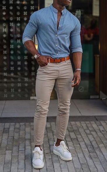 Black Men Casual Style, Menswear Outfits, Men's Business Outfits, Smart Casual Menswear, Mens Business Casual Outfits, Vans Converse, Mens Casual Outfits Summer, Smart Casual Men, Men Fashion Casual Shirts