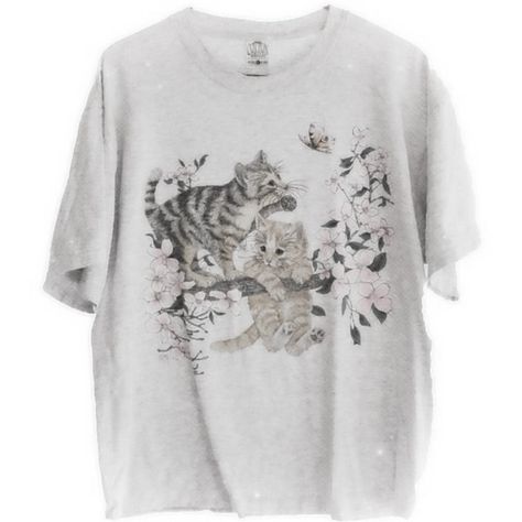 Vintage Cat Shirt, Cat Shirt Aesthetic, Clothes Png Aesthetic, Digital Closet, Shirt Aesthetic, Cat Shirt, Aesthetic Aesthetic, Vintage Cat, Cat Shirts