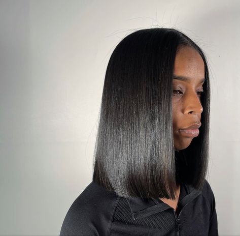 Natural Hair Bob, Pressed Natural Hair, Straight Bob Hairstyles, Silk Press Natural Hair, 2023 Love, Love Day, New Haircut, Dyed Natural Hair, Protective Hairstyles Braids