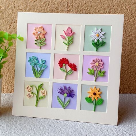 Jessica Cheung 🇨🇳 (@jessica_love_quilling) ��• Instagram photos and videos Mini Quilling, Teknik Quilling, Quilling Flower Designs, Paper Quilling Cards, Quilling Work, Birthday Card Drawing, Quilled Paper Art, Quilled Jewellery, Quilled Creations