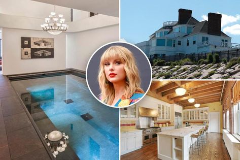 Taylor Swift Rhode Island Home, Taylor Swift Holiday House, Taylor Swift House Interior, Holiday House Taylor Swift, Taylor Swift Home, Taylor Swift House, Taylor Swift New York, Rhode Island Mansions, Holiday House Decor