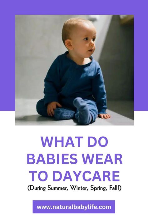 What babies wear to daycare matters! Just like you choose your clothes for comfort and function, so should you select your baby’s daycare attire. Do you want to know? Your baby’s daycare outfit should be comfortable, practical, and easy for caregivers to take off and put back on as necessary | Baby Care | Baby Clothing | Parenting Tips | Parenting Advice | Baby Summer Outfits | Baby Gear | Baby Safety Daycare Drop Off Outfit, Daycare Clothes, Baby Summer Outfits, Daycare Outfits, Summer Daycare, Infant Daycare, 2 Month Baby, Summer Baby Clothes, Baby Summer