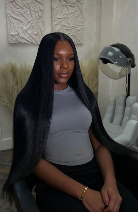 Buss Down Middle Part, Sew In Hairstyles, Quick Weave Hairstyles, Hair Business, Your Pretty, Hot Hair Styles, Dope Hairstyles, Business Hairstyles, Hair Laid