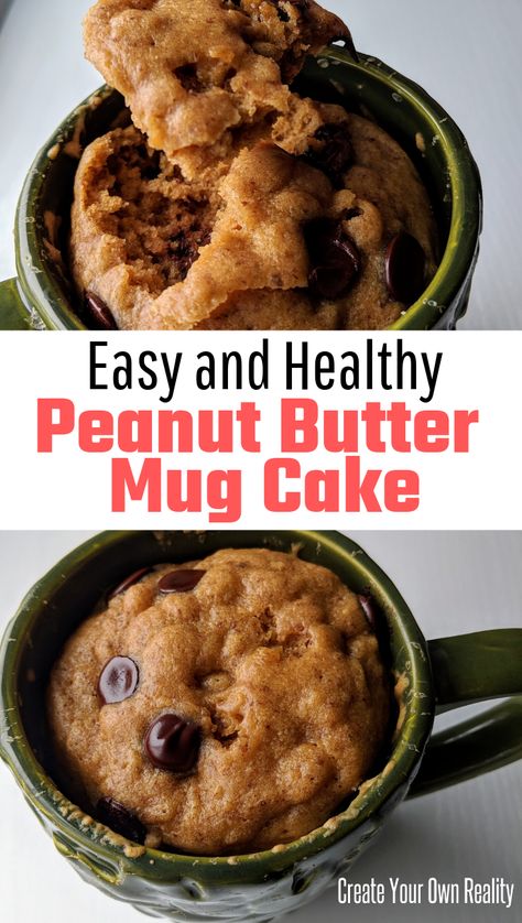 Healthy Jello, Diabetics Recipes, Peanut Butter Mug Cake, Healthy Vegan Dessert, Weight Watcher Desserts, Mug Cake Healthy, Peanut Butter Mug Cakes, Recipes Banana, Cheesecake Vegan