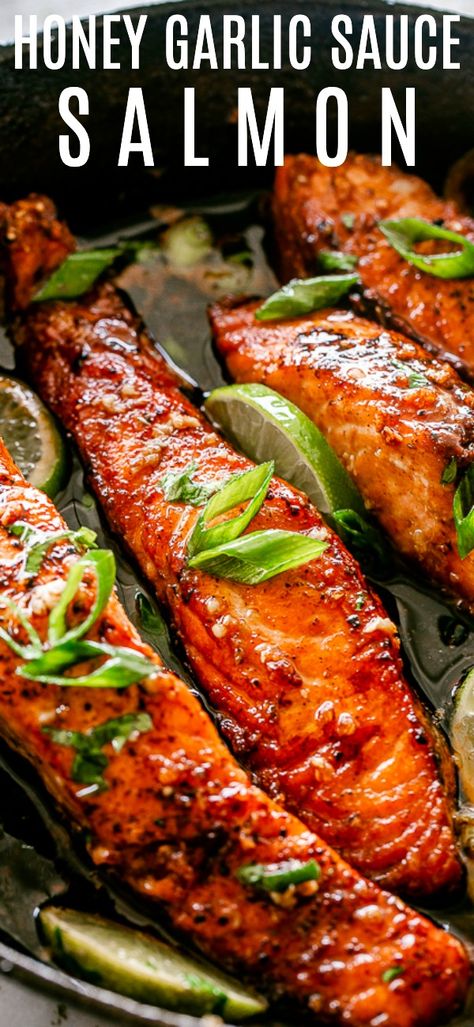 Honey Garlic Ginger Salmon, Salmon Tail Recipes, Fry Salmon Recipes Pan, Pan Fried Salmon Skinless, Pan Fried Salmon With Skin, Salmon Cast Iron Skillet, Pan Fried Salmon Recipes, Fried Salmon Recipes, Salmon Crispy