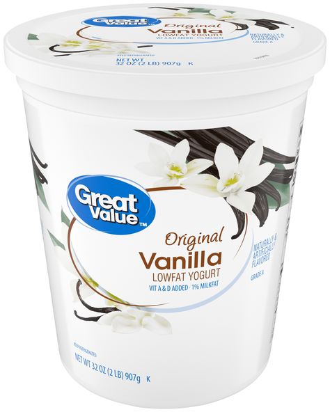 Great Value Lowfat Vanilla Yogurt, 32 oz #Ad #Vanilla, #SPONSORED, #Lowfat, #Great Walmart Food, Banana Smoothie Healthy, Target Food, Shark Birthday Cakes, Tiny Room, Low Fat Yogurt, Vanilla Greek Yogurt, Grocery Foods, Frozen Cherries