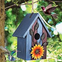 Cool Bird Houses, Hummingbird House, Wooden Bird Houses, Decorative Bird Houses, Nesting Box, How To Attract Birds, Wooden Flowers, Nesting Boxes, Garden Decoration