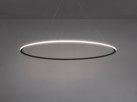 Circular Pendant Light, Modular Environment, Circular Ceiling Light, Apartment Lighting, Black Pendant Lamp, Circular Lighting, Pendant Lamp Design, Suspended Lighting, Circle Light