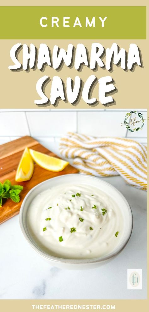 Shawarma Garlic Sauce, Shawarma Sauce, Garlic Yogurt Sauce, Keto Condiments, Indian Sauces, Garlic Yogurt, Dipping Sauces For Chicken, Chicken Shawarma Recipe, Garlic Sauce Recipe