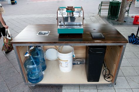 Coffee cart for sale | Mobile espresso cart and equipment for sale! Espresso Cart, Coffee Booth, Mobile Coffee Cart, Coffee Station Ideas, Mobile Cafe, Diy Coffee Station, Coffee Station Kitchen, Mobile Coffee Shop, Coffee Trailer