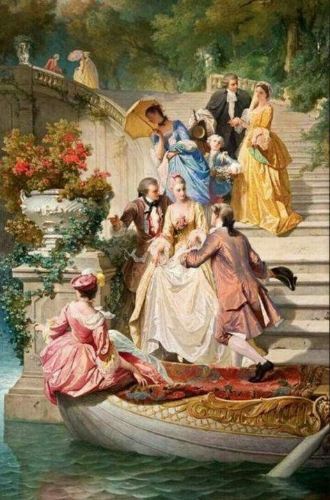 Rococo Painting, Rococo Art, Baroque Painting, Victorian Paintings, Rennaissance Art, Tableau Art, Classic Paintings, Victorian Art, Historical Art