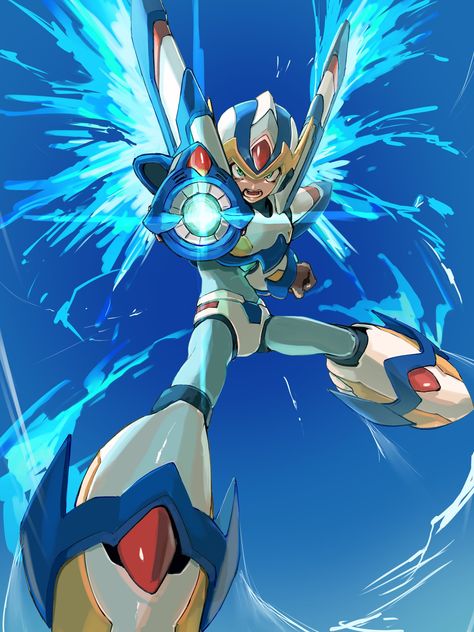 Megaman Art, Superhero Comics Art, Capcom Characters, Megaman Zero, Megaman Series, Mega Man Art, Megaman X, Power Rangers Art, Man Art