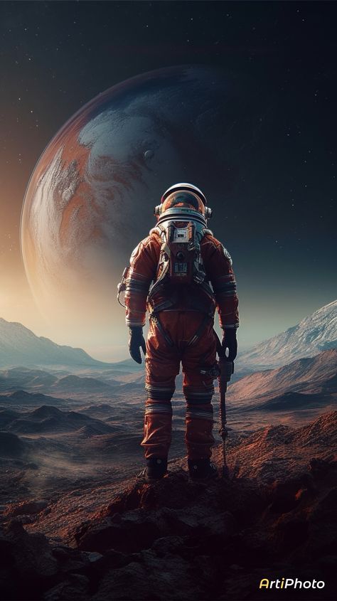 Space 4k, Astronaut Standing, Manchester United Team, Scifi Art, Astronaut Wallpaper, Artistic Wallpaper, Earth Pictures, Spaceship Art, Dark Phone Wallpapers