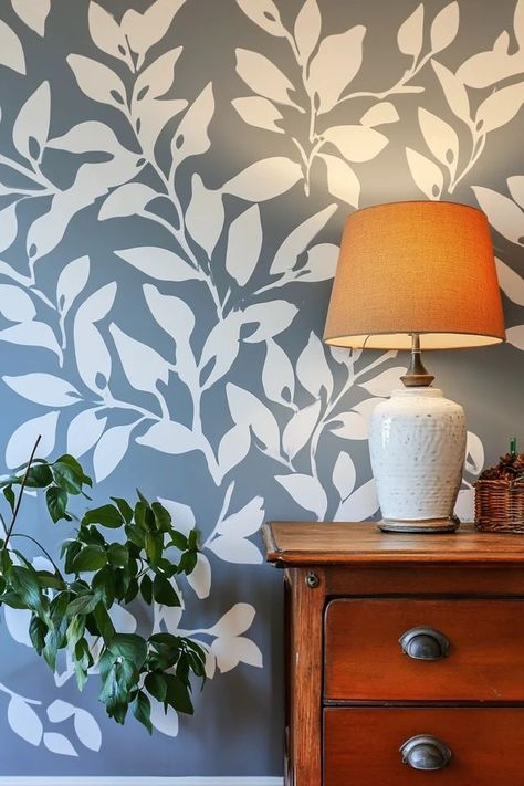 "Add personality to your room with a Painted and Stenciled Accent Wall! 🎨🖌️ Perfect for a custom, artistic touch. #AccentWallDIY #StenciledWall #DIYHomeDecor" Add Personality, Get Creative, How To Paint, The Room, Diy Wall Decor, Living Rooms, Accent Wall, Diy Home Decor, Personal Style