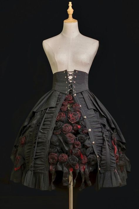 New Release: 【-The Wild Roses Bloom-】 #GothicLolita Skirt Set

◆ Shopping Link >>> https://lolitawardrobe.com/the-wild-roses-bloom-gothic-lolita-skirt-set_p7482.html Round Skirt, Rose Inspired Outfits, Gothic Skirt Long, Goth Rose Dress, Spring Gothic Skirt, Gothic Lace Skirt With Ruffles, Gothic Black Ruffled Skirt, Rose Clothing, Rose Skirt