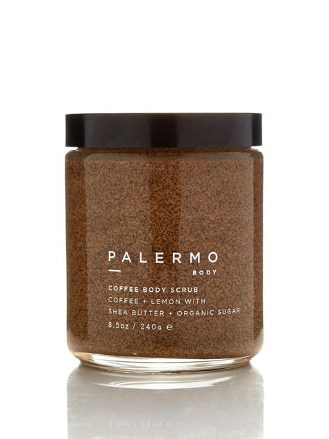 Body | Palermo Body Natural Skincare Scrub Packaging, Coffee Body Scrub, Fair Trade Coffee, Face Scrub Homemade, Raw Sugar, Coffee Scrub, Organic Sugar, Organic Coffee, Apricot Kernel Oil