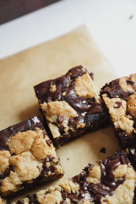 Brown Butter Brookies, Elevated Box Brownies, Brookies Recipe With Box Brownies, Brookies Recipe Cookie Brownies, Kids Baking Class, Brookies Recipes, Brookie Bars, Baking For Kids, Brookies Recipe