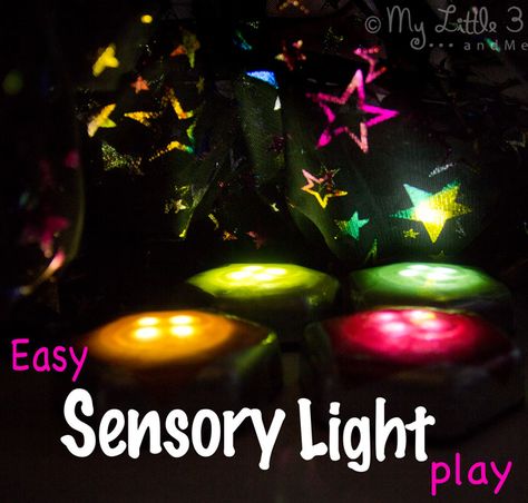 Make your own sensory play lights easily and cheaply. Children will love exploring and learning with these set of coloured lights and play ideas. Sen Resources, Edible Sensory, Edible Sensory Play, Sensory Science, Sensory Classroom, Diy Sensory, Life Calling, Kids Craft Room, Visual Impairment