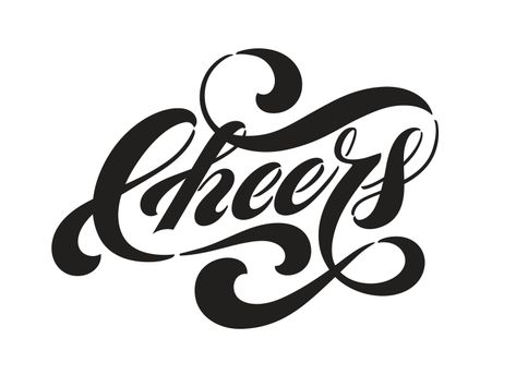 Cheers Logo Design, Cheers Typography, 60th Birthday Theme, Owl Stencil, Wordmark Logo, Word Mark Logo, Creative Lettering, Lettering Styles, Bullet Journal Lettering Ideas