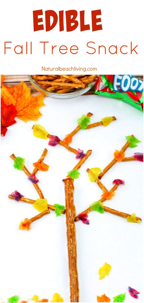 Fall Snacks Kids Love to Make and Eat, Edible Trees, Snacks for Fall, Kids Snacks, Fall Snacks Kids Make, fall snacks for kids, fun kids snack, Leaves Theme Tree Snacks For Preschool, September Snacks For Kids, Fall Edible Crafts For Kids, Fall Snacks Kids, Snacks For Kids School, Classroom Cooking, Snacks Diy, Snacks Kids, Cooking Projects